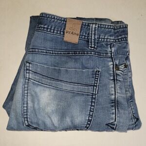 Prana Slim Fit Blue Jeans Men's Size 30x32 (TAG 30x34)
